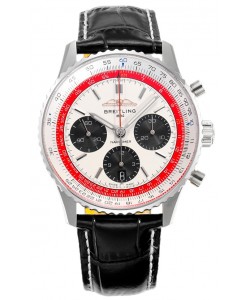 Breitling Navitimer B01 Chronographe Boeing 747 43 Cadran Blanc - Boîtier Acier 904L Réplique Suisse 1:1 