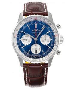 Breitling Navitimer B01 Chronographe 43 Cadran Bleu - Boîtier Acier 904L Réplique Suisse 1:1 
