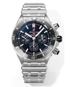 Breitling Chronomat B01 42 Edition Suisse 904L Boîtier Acier Cadran Noir Montre Réplique 1:1