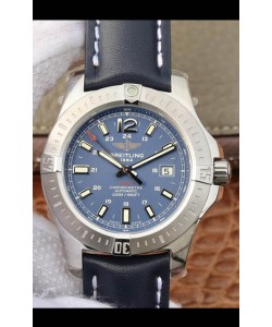 Breitling Chronometre COLT 41 Cadran bleu clair Réplique Montre Suisse Automatique