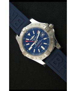 Breitling Avenger II GMT  Montre Réplique Suisse 1:1 Miroir En cadran bleu 