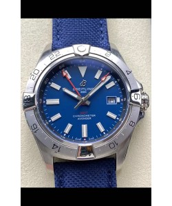 Breitling Avenger GMT Réplique de montre automatique 44 suisse 1:1 Super Clone - Cadran bleu 