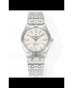 Breitling Chronomat 36MM Boîtier acier inoxydable Réplique Montre  1:1 Cadran Blanc