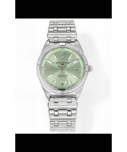 Breitling Chronomat 36MM Boîtier Acier Inoxydable 1:1 Réplique Montre Cadran Vert