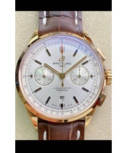 Breitling Premier B01 Chronographe 42 Edition Boîtier Or Jaune - Montre réplique 1:1  