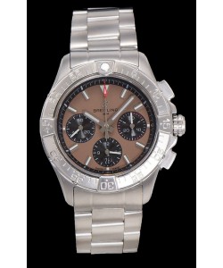 Montre Breitling Super Clone Avenger B01 Chronographe Cadran Marron 