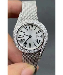 Piaget Limelight Gala Edition 1:1 Miroir Montre Suisse à Quartz avec Bracelet Maille