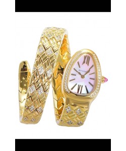 Bvlgari Serpenti Edition Montre en or jaune avec cadran MOP Qualité  1:1