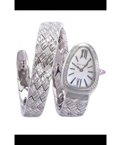 Bvlgari Serpenti Edition Montre en acier avec cadran blanc en qualité  1:1