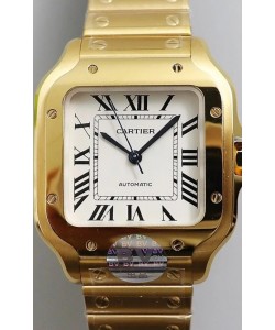 Montre réplique 1:1 de Cartier - 36MM or jaune Mouvement suisse 