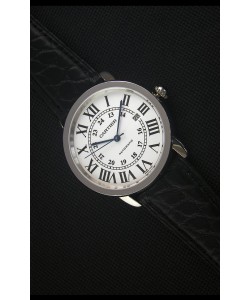 Cartier "Ronde De Cartier" Montre avec Boîtier en Acier Inoxydable