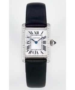 Tank Must Cartier Montre Super Clone Edition 29MM en Acier Boîtier Cadran Blanc 