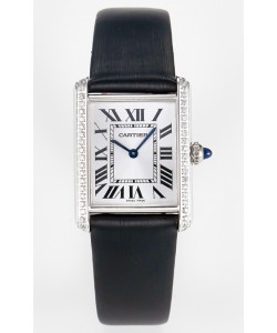 Tank Must Montre Cartier Super Clone Edition 33,7MM en Acier Cadran Blanc 