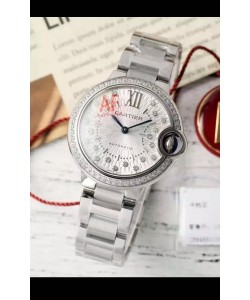 Ballon De Cartier Automatique Suisse 1:1 Qualité Miroir 33MM en acier inoxydable