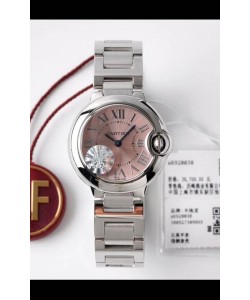 Ballon De Cartier Swiss Quartz Réplique Miroir 1:1 28MM en Acier