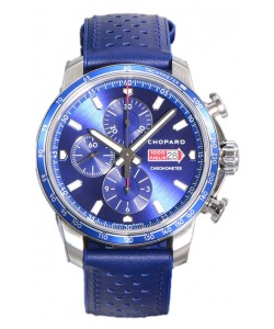 Chopard Mille Miglia GTA Chronographe Cadran bleu - Boîtier acier Montre réplique 1:1 