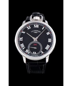 Chopard Louis-Ulysse L'hommage montre suisse en acier inoxydable cadran blanc