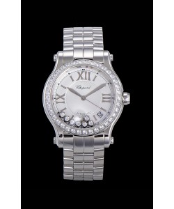 Montre Chopard Happy Sport 1:1 Montre réplique Suisse Automatique 36MM en acier 904L Cadran Blanc
