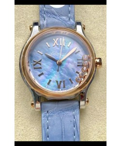 Chopard Happy Sport Montre 1:1 Suisse à Quartz 36MM boîtier or rose