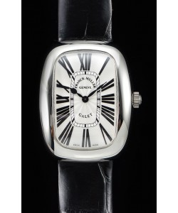 Franck Muller Galet Quartz montre suisse pour les dames bracelet noir