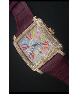 Franck Muller Conquistador King  Crazy Colors Montre Réplique Suisse automatique