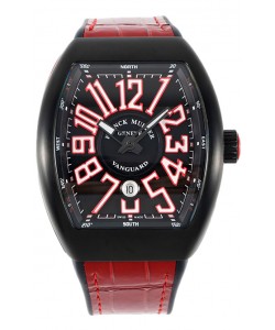 Franck Muller Vanguard en boîtier DLC cadran noir réplique montre suisses