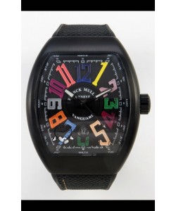 Franck Muller Super Clone Vanguard V45 Carbone Racing Montre avec bracelet en nylon