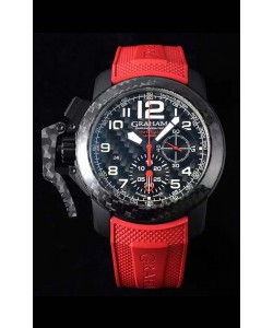 Montre Graham Chronofighter Superlight Carbon Rouge 1:1 Réplique Suisse 
