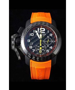 Montre Graham Chronofighter Superlight Carbon Orange 1:1 Réplique Suisse 