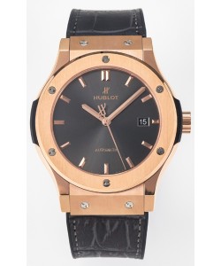 Hublot Super Clone Classic Fusion Or Rose 42MM Réplique Montre 1:1 Cadran Gris