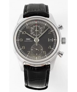 IWC Portugieser Chronograph Classic IW390404 Cadran Gris Réplique Montre Suisse