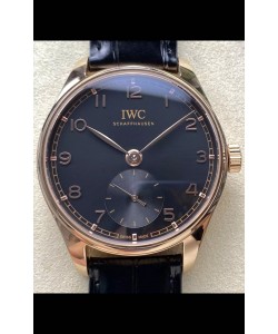 IWC Portugieser Super Clone Automatique 41 IW358401 Cadran Marron Boîtier Or Rose