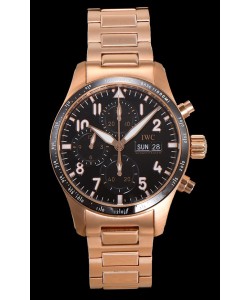 IWC Pilot's IW388306 Super Clone Chronograph 41 Mercedes-AMG Pertonas F1 en or rose 