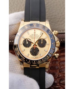 Montre Rolex Cosmograph Daytona 116508 Or Jaune Mouvement original Cal.4130 - Montre améliorée Ultimate 904L Acier