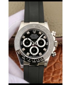 Montre Rolex Cosmograph Daytona 116509 Cadran noir Mouvement Cal.4130 - Acier 904L