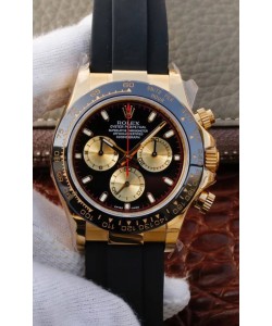 Montre Rolex Cosmograph Daytona 116508 Or Jaune Mouvement original Cal.4130 - Montre améliorée Ultimate 904L Acier