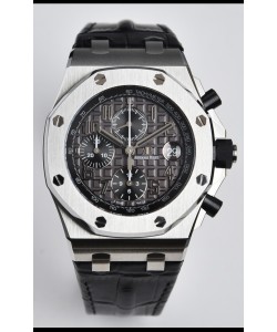 Audemars Piguet Royal Oak Offshore Cadran Gris Chronographe Miroir 1:1 Réplique Montres - 904L Acier 