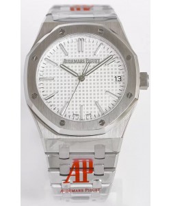 Audemars Piguet Royal Oak 15510 41MM Cadran Blanc 904L Acier CALIBRE 4302 Mouvement 1:1 Miroir Réplique