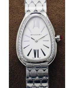 Bvlgari Montre Serpenti Seduttori Edition en Acier Inoxydable - Réplique Miroir 1:1