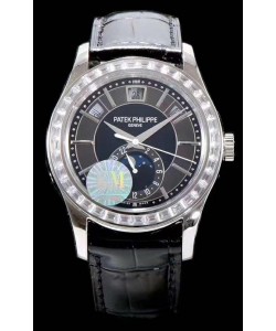 Patek Philippe 5205-001 Complications MoonPhase Cadran Gris Foncé Miroir 1:1 Réplique Montre Suisse