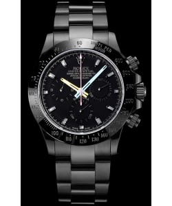 Rolex Daytona Blaken 1:1 Réplique Miroir Suisse Cadran Noir Mouvement Cal.4130 (AVEC BOÎTE) 