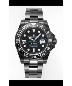 Rolex GMT Masters II REF.126710BLRO BLAKEN Réplique Suisse - Acier 904L avec revêtement DLC