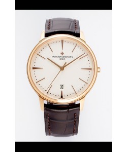 Vacheron Constantin Patrimony Or Rose 1:1 Miroir Réplique Montres 40MM 904L Acier 