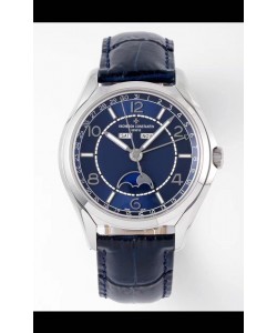 Vacheron Constantin Fiftysix Edition 904L Acier Miroir Réplique Cadran Bleu 