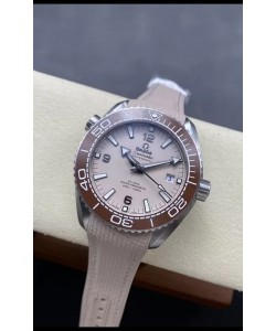 Omega Seamaster Planet Ocean 600M 43.50 MM Boîtier Acier avec Cadran Beige Réplique miroir 1:1