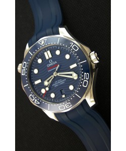 Omega Seamaster 300M Co-Axial Master chronomètre Bleu Suisse 1:1 Montre Réplique Miroir 