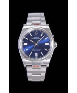Montre Rolex Oyster Perpetual REF#124300 41MM Cal.3230 Mouvement Réplique Suisse Cadran Bleu Foncé Acier 904L Réplique Miroir 1:1