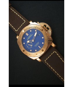 Panerai PAM617T Bronzo Montre Réplique - Edition Ultime Réplique Actualisé - Cadran Bleu