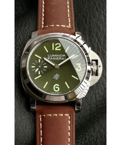 Montre suisse Panerai Super Clone Luminor PAM1624 - Cadran vert 