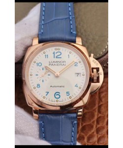 Montre Panerai Luminor DUE PAM756 Edition 1:1 Réplique Suisse avec boîtier or rose 42MM